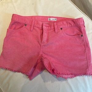 Corduroy shorts